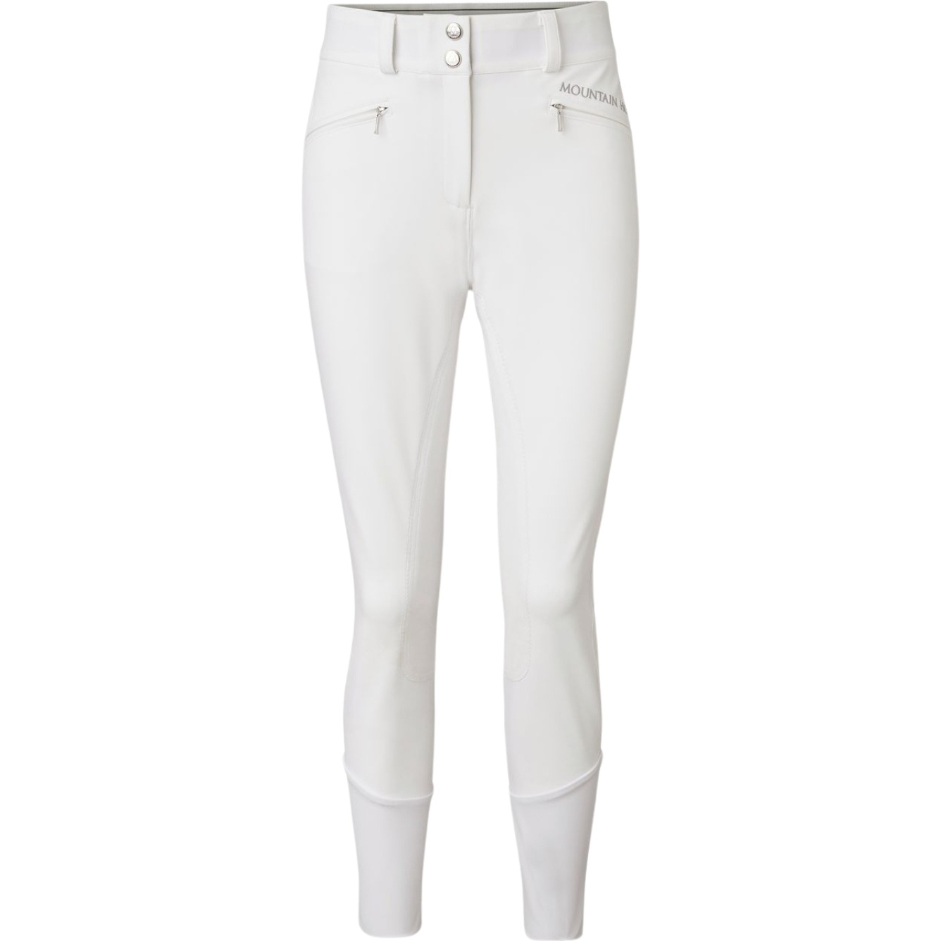 Mountain Horse Femmes Diana Full Seat Imitation Cuir Pantalons De équitation 053320 - White